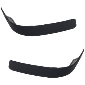 Rear Bumper Molding Pair/Set for Chevrolet Silverado 2019-2023, Right (Passenger) and Left (Driver) Bumper Side Protectors, without Parking Sensor - Replacement