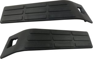 Rear Bumper Step Pad Pair/Set for Chevrolet S10/GMC Sonoma Pickup (1994-1997), Right (Passenger) and Left (Driver), Fleetside, Compatible with All Cab Types - Replacement