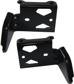 Front Bumper Bracket Pair/Set for Dodge Challenger (2015-2022), Right (Passenger) and Left (Driver), Pair/Set of 2, with or without Fog Light Holes, Replacement