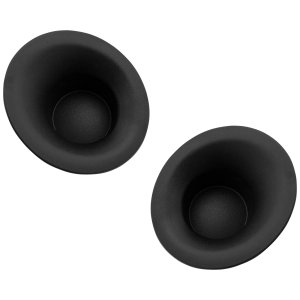 Fog Light Cover Pair/Set for Dodge Challenger 2015-2021, Right (Passenger) and Left (Driver), Textured Black Replacement