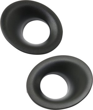 Front Fog Light Molding Pair/Set for 2015-2022 Dodge Challenger, Right (Passenger) and Left (Driver), Textured - Replacement