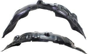 Front Fender Liner for Dodge Ram 1500 Pickup 2013-2022, Right (Passenger) and Left (Driver) Rear Section, Pair/Set of 2 Replacement Set