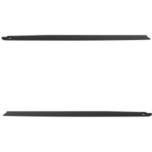 Bed Cap Pair/Set for Dodge Ram Full Size Pickup 2009-2022, Right (Passenger) and Left (Driver), Textured Black Replacement
