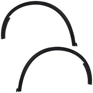Rear Wheel Opening Molding Pair/Set for Dodge Durango 2011-2022, Textured Black, Right (Passenger) and Left (Driver) Replacement