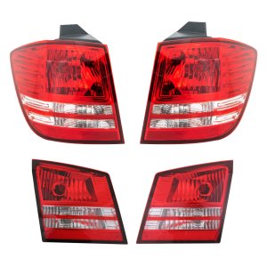 Tail Light Assembly for 2010-2020 Journey, Inner and Outer Halogen Set, Right (Passenger) and Left (Driver) Replacement