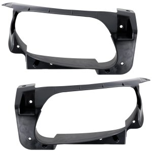 Pair/Set - Rear Bumper Support Bracket for Dodge Charger 2015-2022, Right (Passenger) and Left (Driver), Black, without Wide Body Option, Suitable for R/T Road & Track, R/T, SE, SXT Plus, SXT, GT Plus, GT Models, Replacement