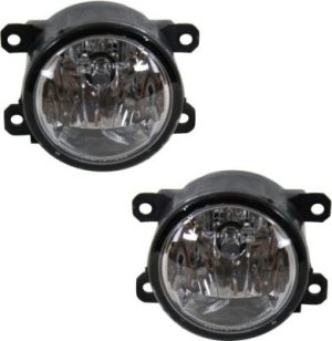Front Fog Light Assembly Pair/Set for Honda ILX (2013-2018), RDX (2010-2018), Pilot (2012-2015), Right (Passenger) and Left (Driver) Replacement
