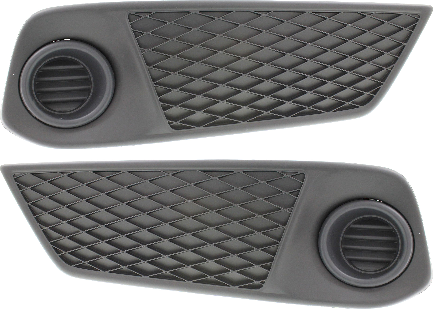 Pair/Set - Front Fog Light Cover for Acura RDX 2013-2015, Right (Passenger) and Left (Driver), Primed (Ready to Paint), w/o Technology Package Replacement