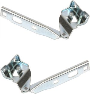 Hood Hinge Pair/Set for Audi A4/S4 (2009-2016), A4 AllRoad (2013-2016), Right (Passenger) and Left (Driver), Sedan/Wagon, Replacement
