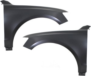 Front Fender Pair/Set for Audi Q5/SQ5 2013-2017, Right (Passenger) and Left (Driver), Primed (Ready to Paint), Steel Replacement
