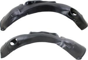 Front Fender Liner for Audi S6 2007-2011, Right (Passenger) and Left (Driver), Replacement Pair/Set
