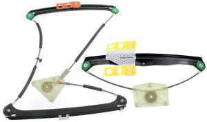 Power Window Regulator Set for Audi A3/A3 QUATTRO 2006-2013, Right (Passenger) Front and Rear, Without Motor, Replacement