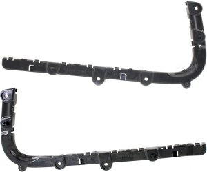 Rear Bumper Bracket Pair/Set for 2007-2012 Nissan Altima Sedan, Right (Passenger) and Left (Driver) Side, Plastic, Replacement