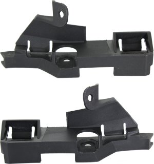 Front Bumper Bracket for BMW 3-Series (2002-2005), Left (Driver) and Right (Passenger) Bumper Cover Guide, Plastic, without Sport Package, Suitable for Sedan/Wagon - Replacement Pair/Set Models: for 316i, 318i, 320i, 323i, 325i, 328i, 330i