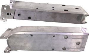 Front Bumper Bracket Pair/Set for BMW 3-Series 2012-2019, 4-Series 2014-2020, Right (Passenger) and Left (Driver), Impact Alum, with or without M Sport Package, Hatchback 2012-2018, Sedan 2014-2019, Wagon 2014-2019, Convertible/Coupe Replacement