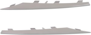 Front Bumper Molding Pair/Set for BMW X5 2011-2013, Right (Passenger) and Left (Driver), Silver, without M Package, with Premium/Sport Model Replacement