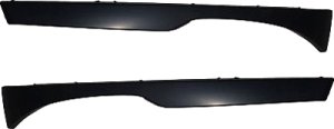 Headlight Filler Pair/Set for BMW 3-Series 2003-2006, Right (Passenger) & Left (Driver), Convertible/Coupe, without Washer Holes, from March 2003 (E46 Chassis) Replacement - 320i, 323i, 325i, 328i, 330i