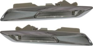 Pair/Set - Front Side Marker Light Assembly for BMW 5-Series GT (2010-2017), Right (Passenger) and Left (Driver) Side Repeater, without Parking Assist, Replacement