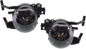 Pair/Set - Front Fog Light Assembly for BMW 7-Series 2005-2008 Sedan, Right (Passenger) and Left (Driver), Replacement - Fits Models: for 730i, 735i, 740i, 745i, 750i, 760i.