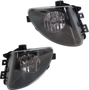 Front Fog Light for BMW 5-Series 2011, Right (Passenger) and Left (Driver) Smooth Reflector Replacement Pair/Set