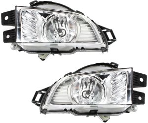 Front Fog Light Assembly Pair/Set for Buick Regal 2011-2013, Right (Passenger) and Left (Driver) Side Replacement