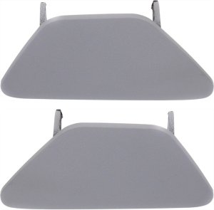 Headlight Washer Cover Pair/Set for BMW 5-Series 2011-2016, Primed (Ready to Paint), Sedan, with M Package, Right (Passenger) and Left (Driver) Replacement Models: for 528i, 535i, 550i