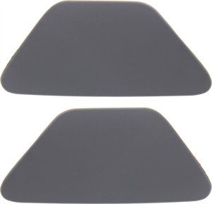 Headlight Washer Cover Pair/Set for BMW 5-Series 2012-2013, Right (Passenger) and Left (Driver), Primed (Ready to Paint), without M Package, Sedan Replacement Models: for 520i, 523i, 528i, 535i, 540i, 550i.