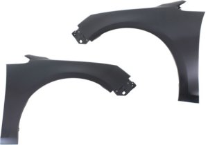 Front Fender Pair/Set for Buick Verano 2012-2017, Right (Passenger) and Left (Driver), Primed (Ready to Paint), Steel Replacement