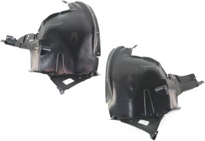 Front Fender Liner Pair/Set for BMW X5 2007-2013, Right (Passenger) and Left (Driver), Rear Section Replacement