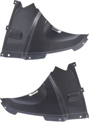 Front Fender Liner Pair/Set for BMW 3-Series 2013-2019, Right (Passenger) and Left (Driver), Front Lower Section, Black, Suitable for Sedan 2013-2018/Wagon 2014-2019 with M Sport Package, Replacement