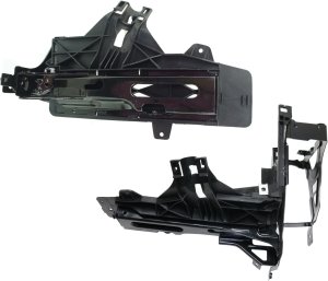 Radiator Support Pair/Set for BMW 5-Series 2011-2016, Right (Passenger) and Left (Driver), Sedan/Hybrid, Replacement - Models: for 520i, 528i, 535i, 550i.