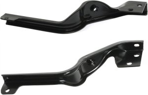Radiator Support Bracket Pair/Set for BMW 3-Series (2012-2019) / 4-Series (2014-2020), Lower, Right (Passenger) and Left (Driver), Sedan/Wagon, Replacement. Models: for 318i, 320i, 328i, 330i, 335i, 340i, 428i, 430i, 435i, 440i.