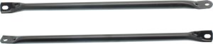 Radiator Support Bracket Pair/Set for BMW 5-Series (2010-2017) and 6-Series (2012-2019) - Front Brace, Aluminum, Right (Passenger) and Left (Driver), Excluding 760Li Model, Replacement