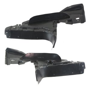 Engine Splash Shield Pair/Set for BMW 3-Series 2007-2013, Right (Passenger) and Left (Driver) Sides, 2-Door Convertible Replacement - Fits specific Models: for 320i, 325i, 330i, 335i.