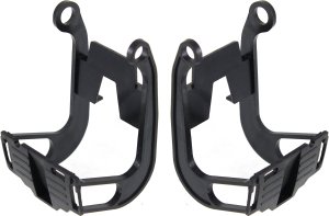 Headlight Washer Cover Pair/Set for BMW 5-Series 2011-2016 Right (Passenger) & Left (Driver), Reinforcement, Textured Black, w/ M Package, ABS, Sedan - Replacement Models: for 520i, 523i, 525i, 528i, 530i, 535i, 550i
