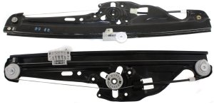 Front and Rear Window Regulator for BMW 5-Series 2004-2010, Right (Passenger), Power without Motor Set Replacement Models: for 520i, 523i, 525i, 528i, 530i, 535i, 540i, 545i, 550i.