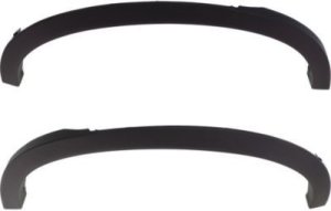 Rear Wheel Opening Molding Pair/Set for BMW X3 (2011-2017), X4 (2015-2018), Right (Passenger) and Left (Driver), Textured, without M Package, Replacement