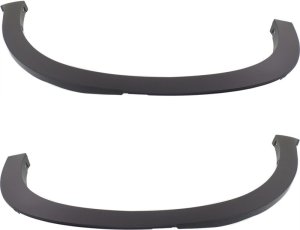 Rear Wheel Opening Molding Pair/Set for BMW X5 2007-2013, Right (Passenger) and Left (Driver), Textured, with 18/19 Inch Wheels - Replacement