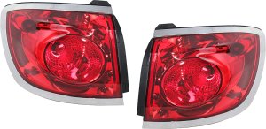 Tail Light Assembly Pair/Set for Buick Enclave 2008-2012, Outer, Right (Passenger) and Left (Driver), Replacement