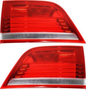 Inner Tail Light Assembly Pair/Set for 2007-2010 BMW X5, Right (Passenger) and Left (Driver) Replacement