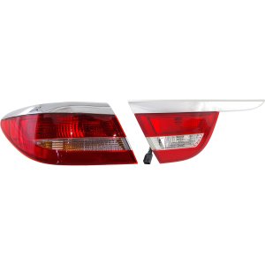Tail Light Set for Buick Verano 2012-2017 - Inner and Outer, Left (Driver), Halogen Replacement