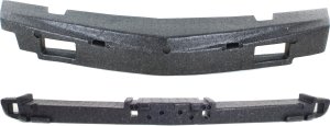 Front Bumper Energy Absorber Set for 2010-2012 Cadillac SRX, Upper and Lower, Replacement