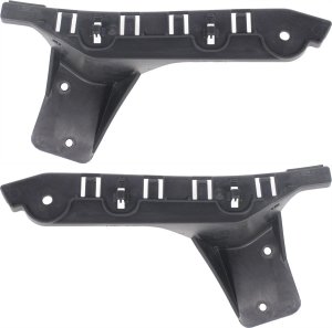Front Bumper Bracket Pair/Set for 2008-2015 Cadillac CTS, Right (Passenger) and Left (Driver), Plastic Reinforcement, Compatible with Coupe 2011-2015, Sedan 2008-2014, Wagon 2010-2014, Replacement