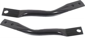 Front Bumper Bracket Pair/Set for 2011-2014 Chevrolet Silverado and GMC Sierra, Right (Passenger) and Left (Driver), Replacement
