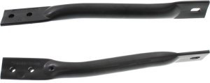 Front Bumper Bracket Pair/Set for 2014-2018 Chevrolet Silverado/Sierra 1500 - Right (Passenger) and Left (Driver), Steel Bumper Brace, Includes 2019 1500 LD/1500 Limited Replacement
