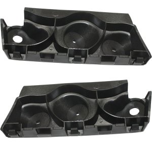 Front Bumper Bracket Pair/Set for Chevrolet Impala 2014-2020, Right (Passenger) and Left (Driver) Side Cover, Plastic, Replacement