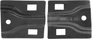 Front Bumper Bracket Support Pair/Set for Chevrolet Canyon/Colorado, 2015-2021, Steel, Right (Passenger) and Left (Driver) Replacement