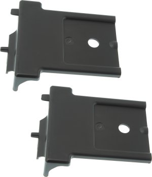 Front Bumper Bracket Pair/Set for Chevrolet Suburban 3500 HD (2016-2019)/Tahoe (2015-2020), Right (Passenger) and Left (Driver) Lower, Plastic, With or Without Off Road Package, Replacement