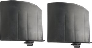 Front Valance Air Deflector for Chevrolet Canyon/Colorado 2004-2012, Right (Passenger) and Left (Driver), Primed (Ready to Paint) Replacement Set