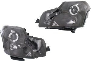 Headlight Assembly for Cadillac CTS 2003-2007, Right (Passenger) and Left (Driver), HID/Xenon with HID Pair/Set Replacement